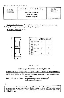 Maszyny uprawowe - Koła stalowe - Główne wymiary BN-68/1921-01