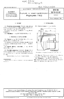 Przykrywki do lampek sygnalizacyjnych - Przykrywki T-8,2 BN-82/3219-03.01