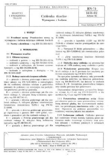 Czółenka tkackie - Wymagania i badania BN-78/1858-02 Arkusz 02