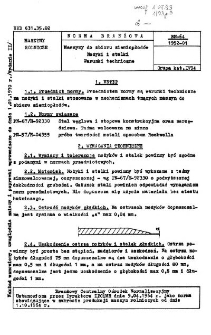 Maszyny do zbioru ziemiopłodów - Nożyki i stalki - Warunki techniczne BN-64/1952-01