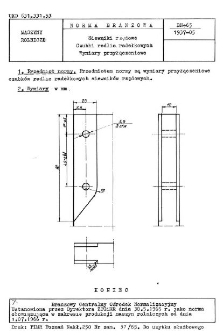 Siewniki rzędowe - Czubki redlić radełkowych - Wymiary przyłączeniowe BN-65/1937-05