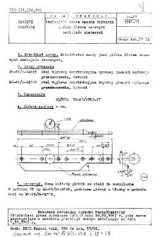 Mechanizmy tnące maszyn żniwnych - Główka listew nożowych kombajnów zbożowych BN-67/1952-17