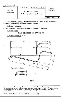 Zgrabiarki kołowe - Palec sprężysty podwójny BN-67/1953-02