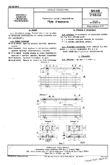 Pomocniczy sprzęt przeładunkowy - Płyty drewniane BN-68/2198-06