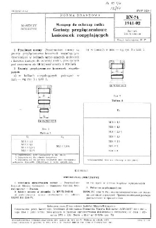 Maszyny do ochrony roślin - Gwinty przyłączeniowe końcówek rozpylających BN-74/1941-02