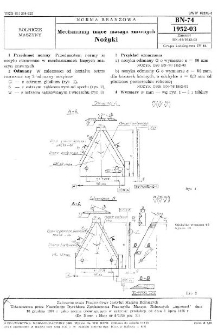 Mechanizmy tnące maszyn żniwnych - Nożyki BN-74/1952-03