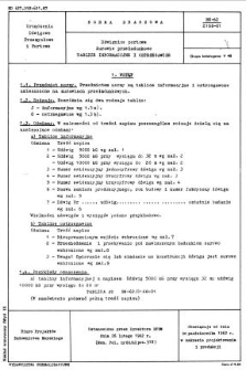 Dźwignice portowe - Żurawie przeładunkowe - Tablice informacyjne i ostrzegawcze BN-62/2168-01