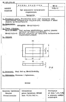Ząb sprężynowy kultywatorów ciągnikowych- Sprzączka BN-63/1923-13