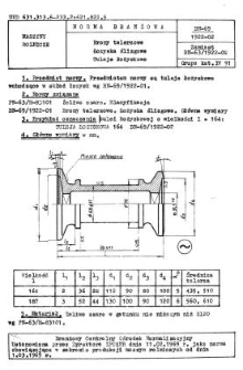 Brony talerzowe - Łożyska ślizgowe - Tuleje łożyskowe BN-69/1922-02
