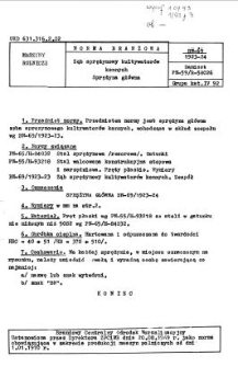 Ząb sprężynowy kultywatorów konnych - Sprężyna główna BN-69/1923-24