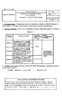 Przewody elektryczne do prac geofizycznych - Przewody o izolacji polwinitowej BN-69/3053-17