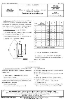 Złącza rur miedzianych na ciśnienie nominalne 25 kG/cm2 (2,5 MPa) - Pierścienie uszczelniające BN-76/2553-18