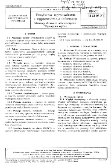 Urządzenia wprowadzania i wyprowadzania informacji - Monitory ekranowe alfanumeryczne - Wymagania ogólne BN-76/3122-05