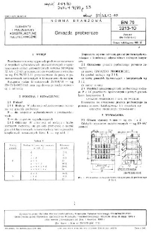 Gniazda probiercze BN-79/3213-10