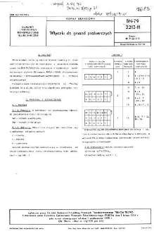 Wtyczki do gniazd probierczych BN-79/3213-11