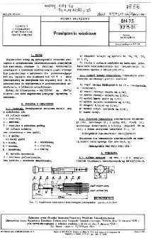 Przełączniki wciskowe BN-75/3215-01