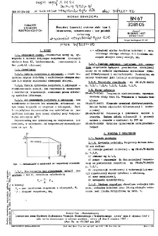 Rezystory (oporniki) drutowe stałe typu II, lakierowane, cementowane i bez powłoki ochronnej BN-67/3281-05