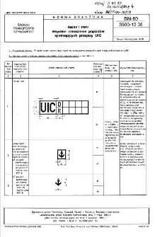 Napisy i znaki - Wspólne oznaczenie pojazdów spełniających przepisy UIC BN-80/3500-13.08