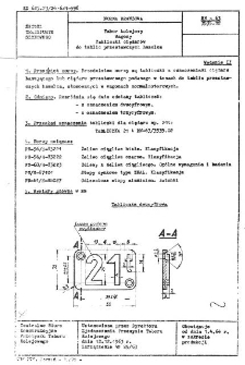 Tabor kolejowy - Wagony - Tabliczki ciężarów do tablic przestawczych hamulca BN-63/3535.02