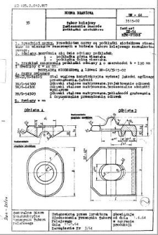 Tabor kolejowy - Zawieszenie resorów - Podkładki siodełkowe BN-64/3515-02