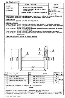 Tabor kolejowy wąskotorowy - Wagony towarowe na tor o szerokości 750 mm - Zestaw kołowy do łożysk ślizgowych BN-66/3511-04