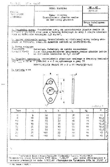 Tabor kolejowy - Uszczelnienia płaskie owalne do kołnierzy gładkich BN-67/3511-07