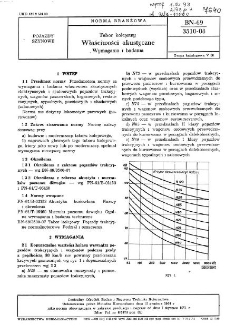 Tabor kolejowy - Właściwości akustyczne - Wymagania i badania BN-69/3510-08