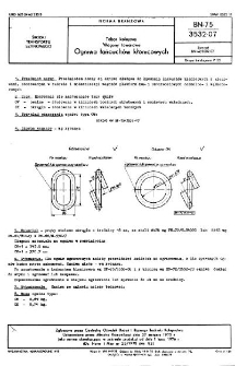 Tabor kolejowy - Wagony towarowe - Ogniwa łańcuchów kłonicowych BN-75/3532-07