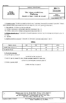 Tabor kolejowy normalnotorowy - Platformy - Zatyczki do kłonic i otwory do zatyczek BN-75/3532-08