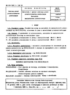 Materiały i sprzęt ochronny przed promieniowaniem jonizującym - Narzędzia manipulatora pistoletowego BN-65/3433-01