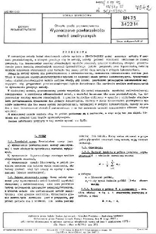 Otwarte źródła promieniotwórcze - Wyznaczanie powtarzalności metod analitycznych BN-75/3422-14