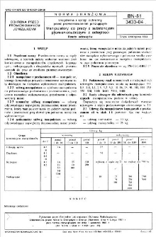 Urządzenia i sprzęt ochronny przed promieniowaniem jonizującym - Manipulatory do pracy z substancjami promieniotwórczymi z odległości - Rzędy udźwigów BN-81/3433-04