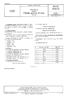 Tabor kolejowy - Wagony - Odbijaki gumowe do drzwi - Wymiary BN-73/3535-10