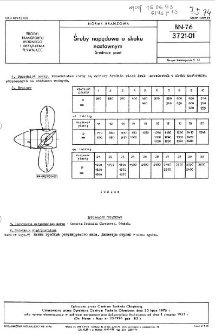 Śruby napędowe o skoku nastawnym - Średnice piast BN-76/3721-01