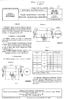 Pojazdy samochodowe i przyczepy - Zbiorniki sprężonego powietrza BN-83/3617-05
