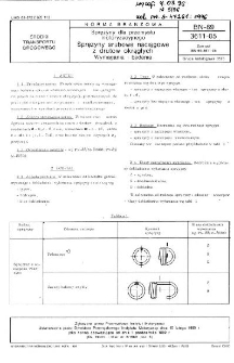 Sprężyny dla przemysłu motoryzacyjnego - Sprężyny śrubowe naciągowe z drutów okrągłych - Wymagania i badania BN-89/3611-05