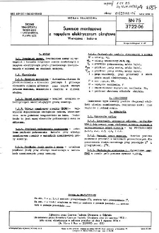 Suwnice montażowe z napędem elektrycznym okrętowe - Wymagania i badania BN-75/3722-06