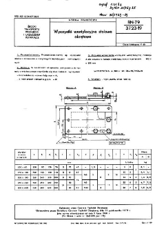 Wyczystki wentylacyjne stalowe okrętowe BN-79/3723-19