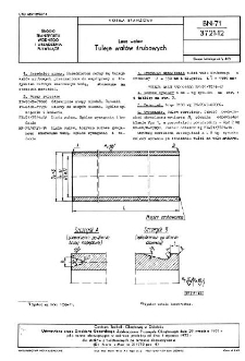 Linia wałów - Tuleje wałów śrubowych BN-71/3721-12