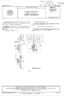 Zamknięcia celne ładowni statków śródlądowych - Zamki zaczepowe BN-75/3788-06 Arkusz 16