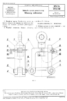 Rybacki sprzęt pomocniczy - Klamry odrzutne BN-76/3744-08