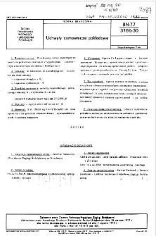 Uchwyty cumownicze pokładowe BN-77/3786-30