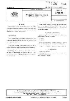 Wciągarki łodziowe ręczne - Ogólne wymagania i badania BN-79/3782-28