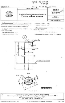 Urządzenia kotwiczno-cumowniczo-holownicze - Pachoły stalowe spawane BN-82/3782-04