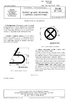 Symbol gruszki dziobowej i pędnika poprzecznego BN-88/3711-03