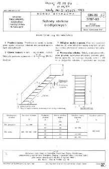 Schody statków śródlądowych BN-89/3787-03