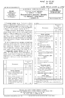 Ochrona przed hałasem na statkach morskich - Dopuszczalne poziomy dźwięku na statkach towarowych i rybackich BN-90/3706-01/04