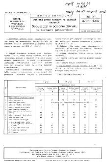 Ochrona przed hałasem na statkach morskich - Dopuszczalne poziomy dźwięku na statkach pasażerskich BN-90/3706-01/05