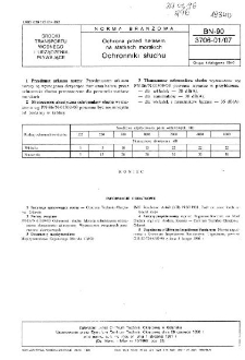 Ochrona przed hałasem na statkach morskich - Ochronniki słuchu BN-90/3706-01/07