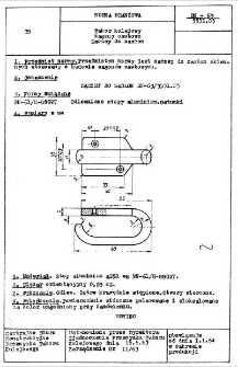 Tabor kolejowy - Wagony osobowe - Zaczep do zasłon BN-63/3531.05